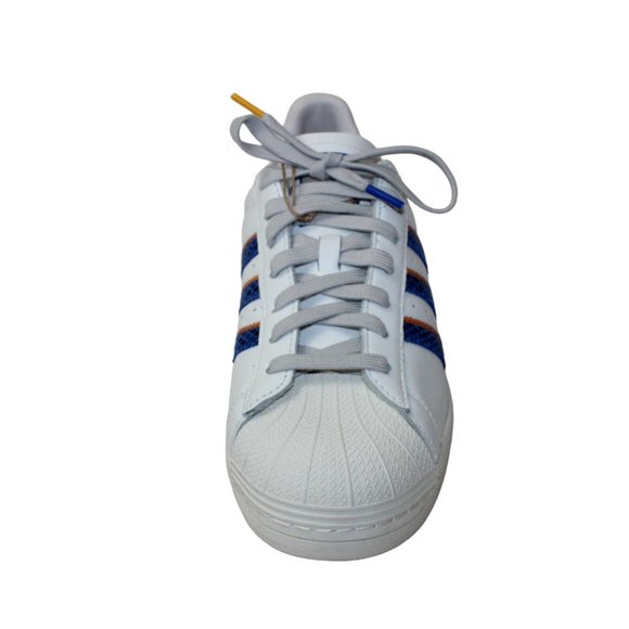 Adidas Superstar 'White Orange Rush Snakeskin' Men's 10.5 NEW! FZ6476 - Picture 10 of 14